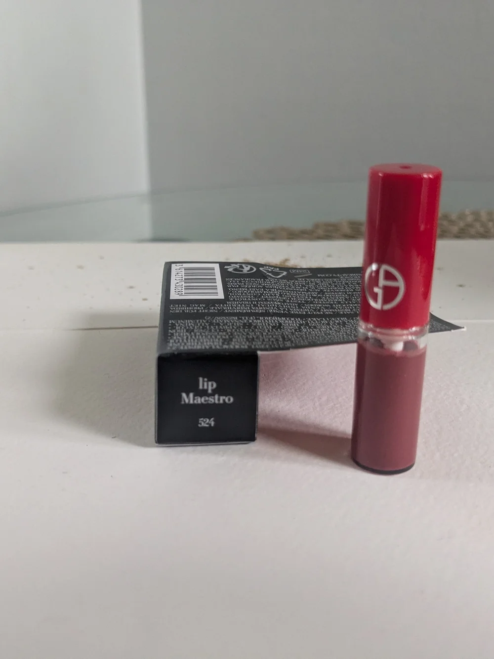 Giorgio Armani Lip Maestro Velvet Liquid Lipstick — Deep Mauve